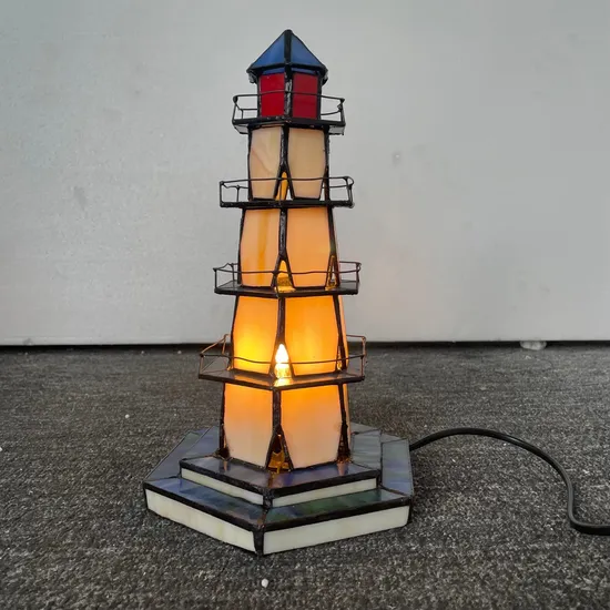 장식용 도매 나비 잠자리 스테인드 글라스 티파니 구리 테이블 램프